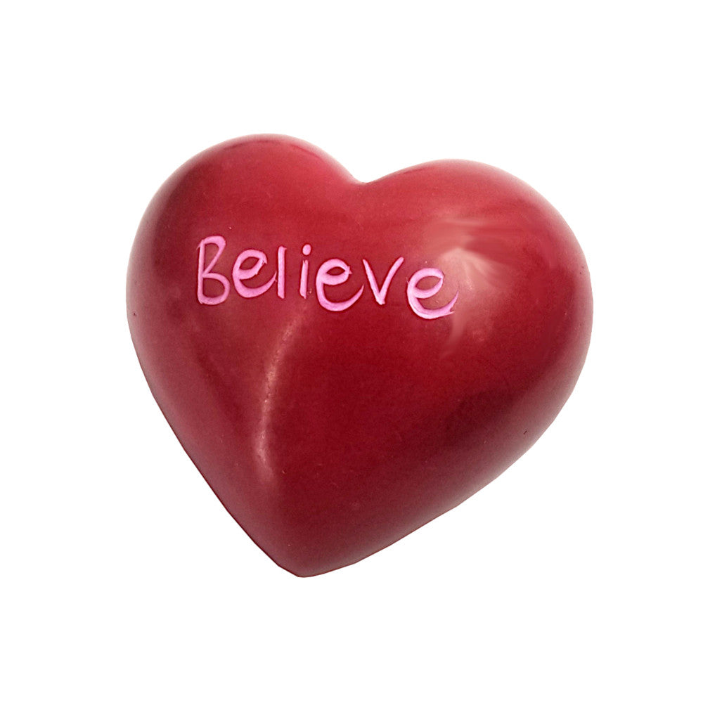 Soapstone Word Hearts