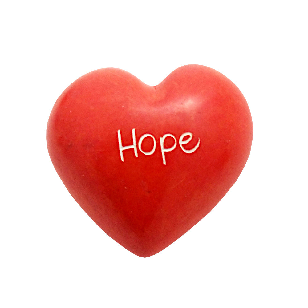 Soapstone Word Hearts