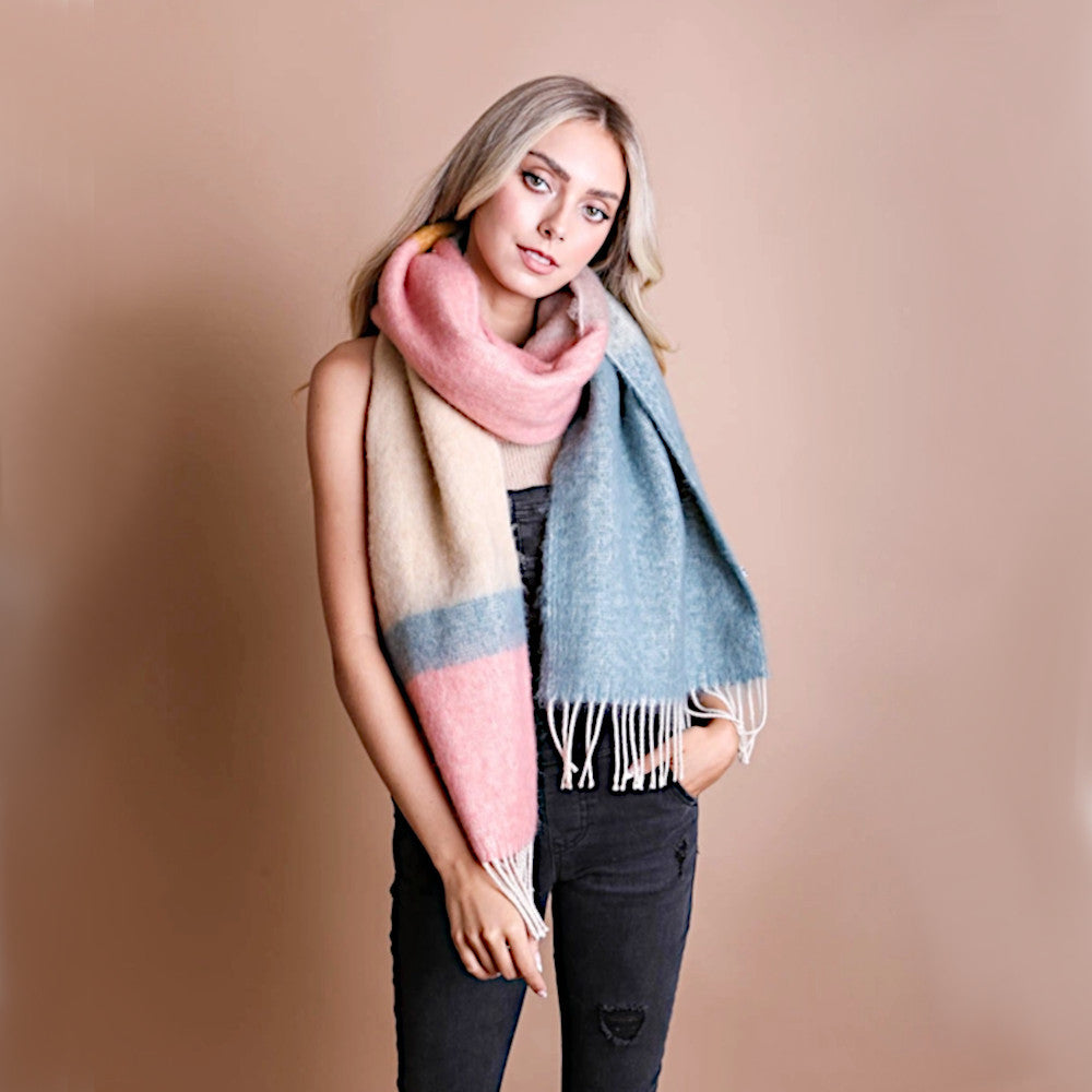 Faux Mohair Scarf