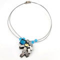 Christophe Poly Aqua Square Necklace