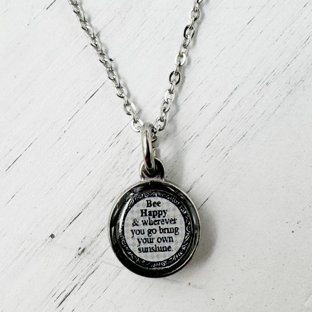 Spirit Lala Reversible Necklace- Bee