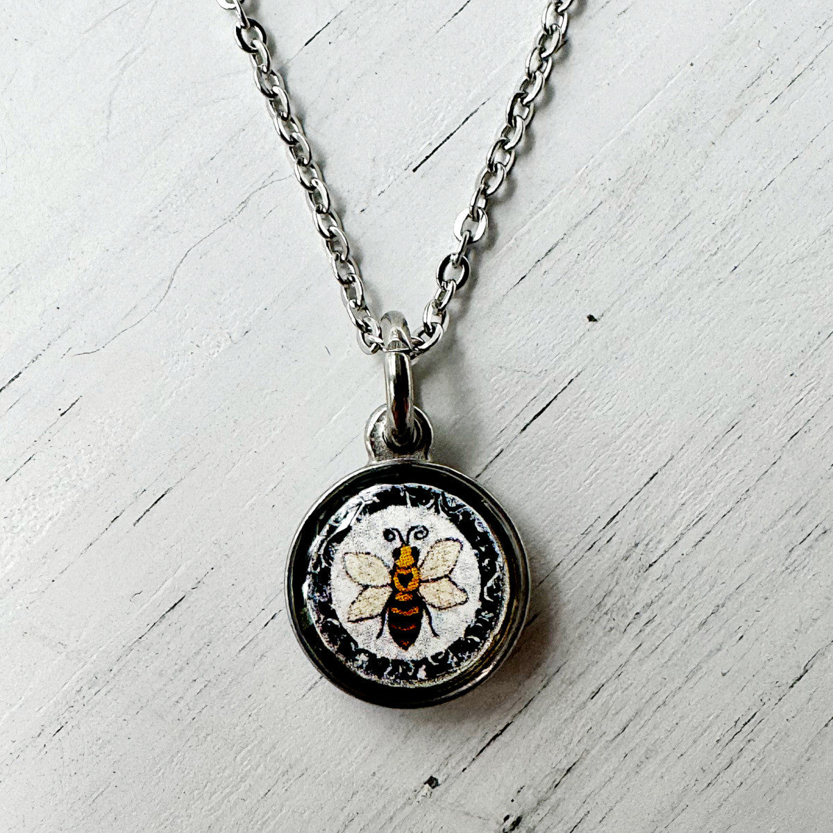 Spirit Lala Reversible Necklace- Bee