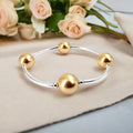 Blessing Bracelet - Gold Crystal Pearl