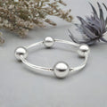Blessing Bracelet - Silver Crystal Pearl