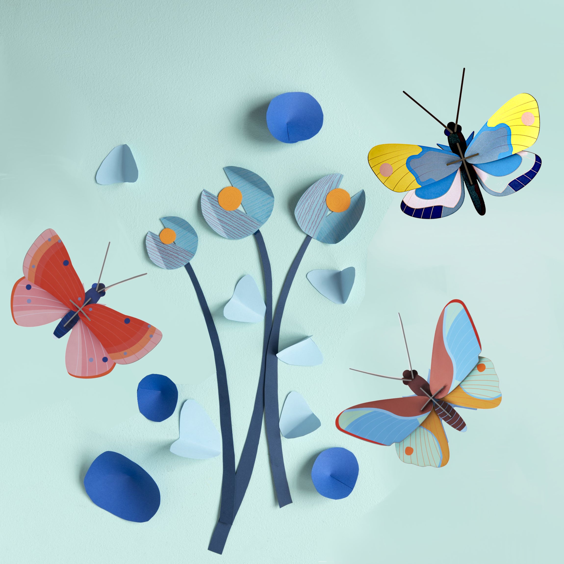 Butterflies 3-D Wall Art