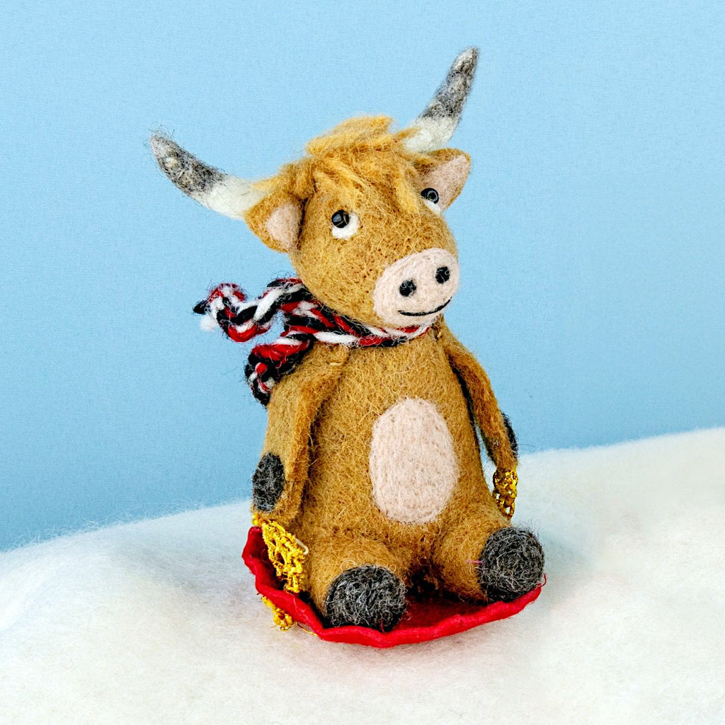 Felt Ornament- Cow
