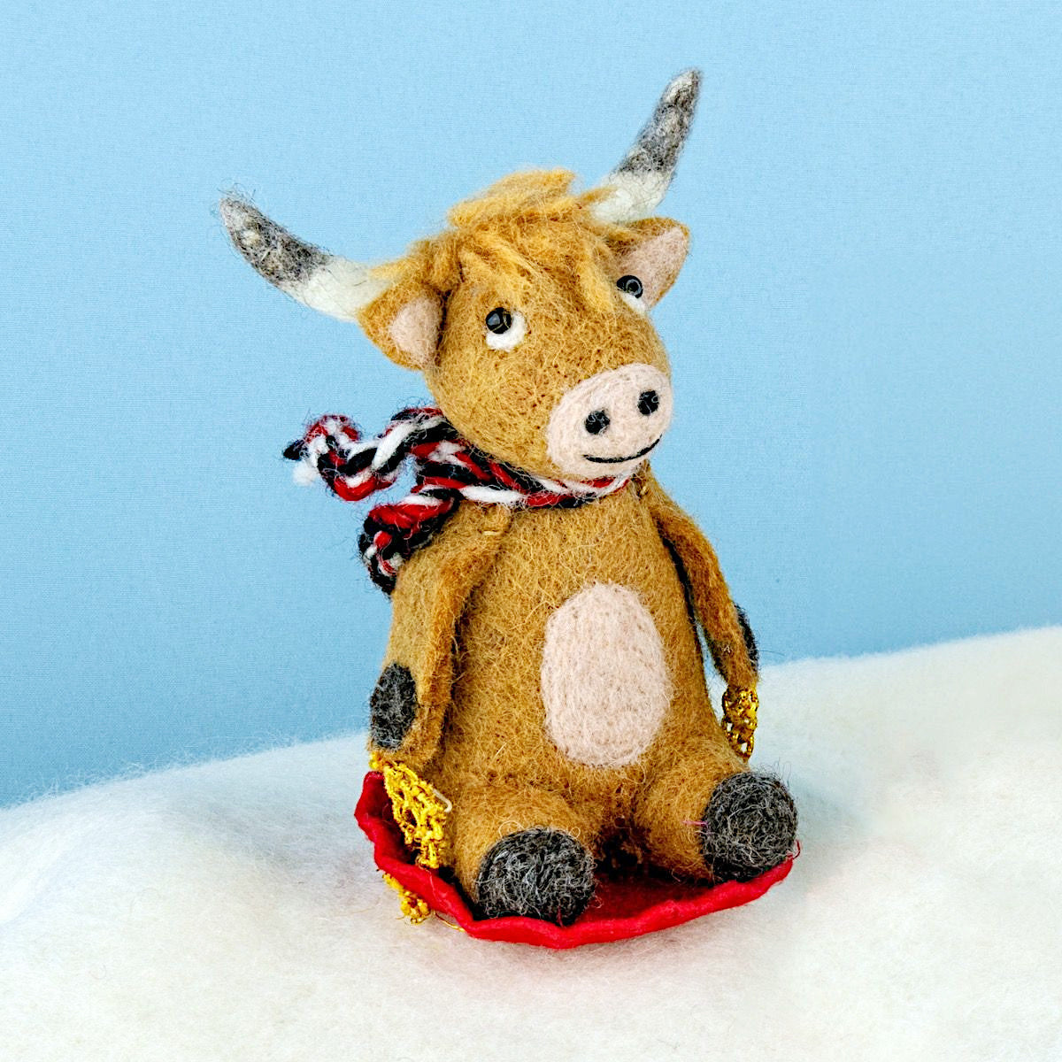 Felt Ornament- Cow