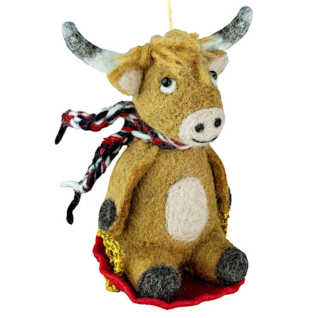 Felt Ornament- Cow