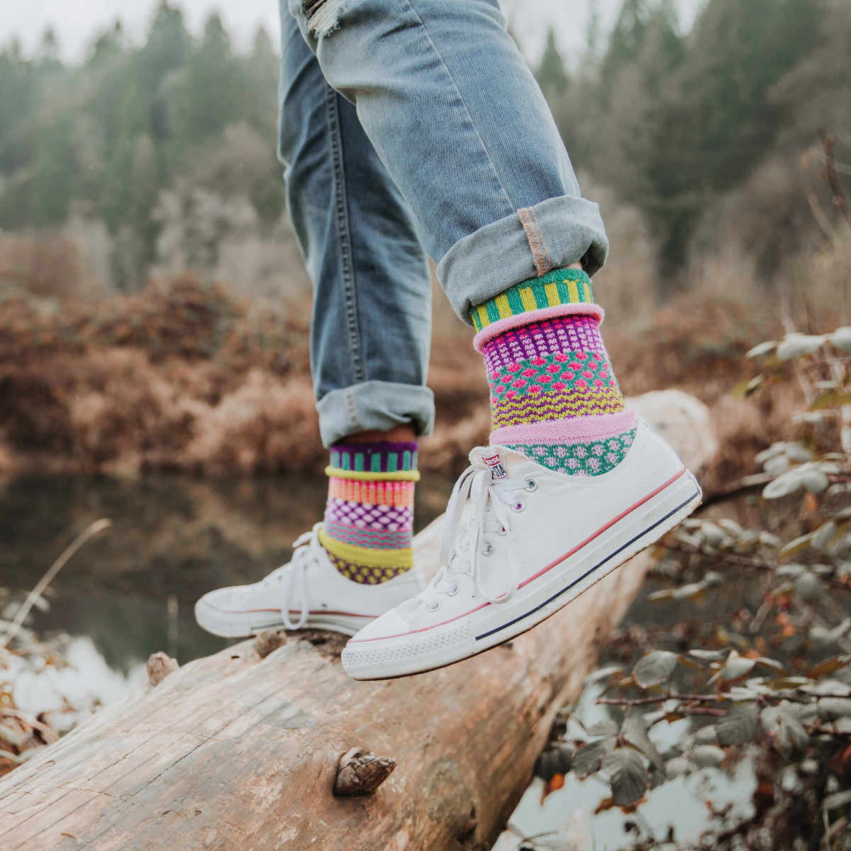 Dahlia Crew Socks