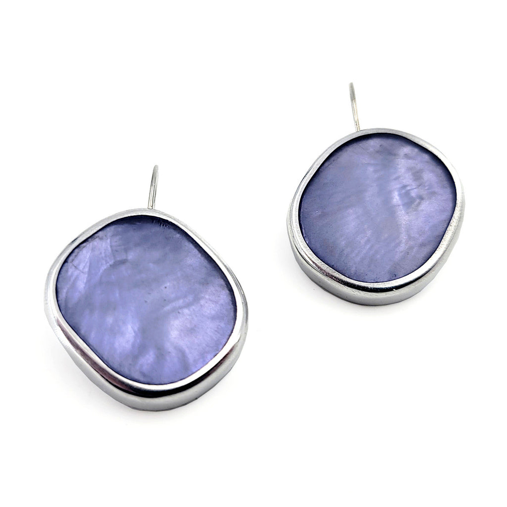 Resin and Shell Earrings