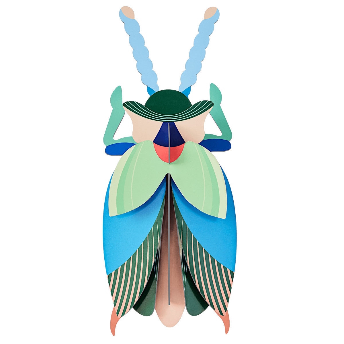 Emerald Beetle 3-D Wall Art