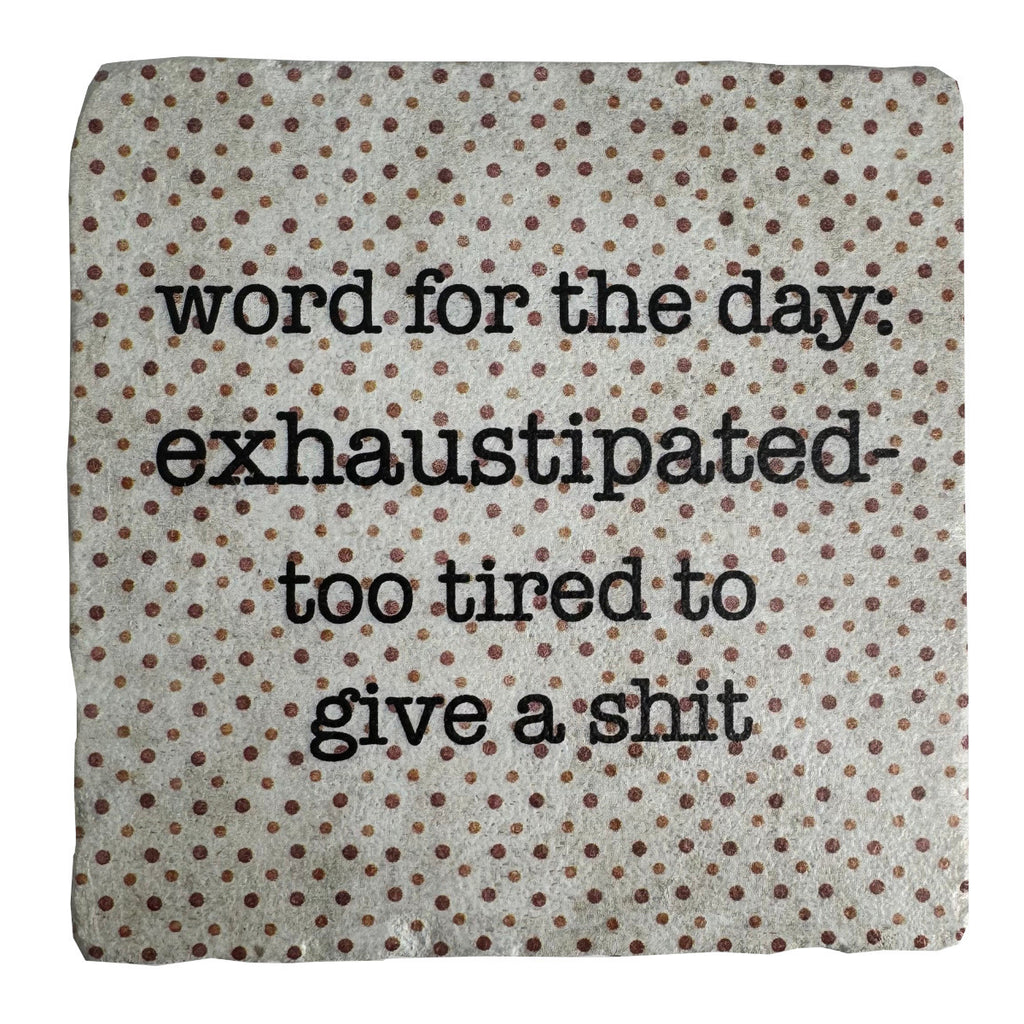 Word For The Day, Marble Coaster