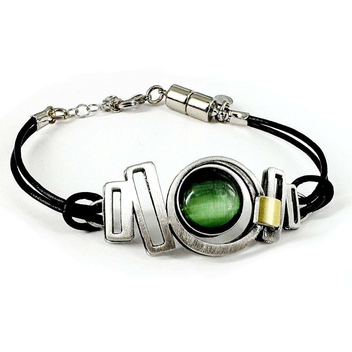 Christophe Poly Bracelet - Light Green Circle
