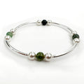Moss Agate Bracelet - Concentration