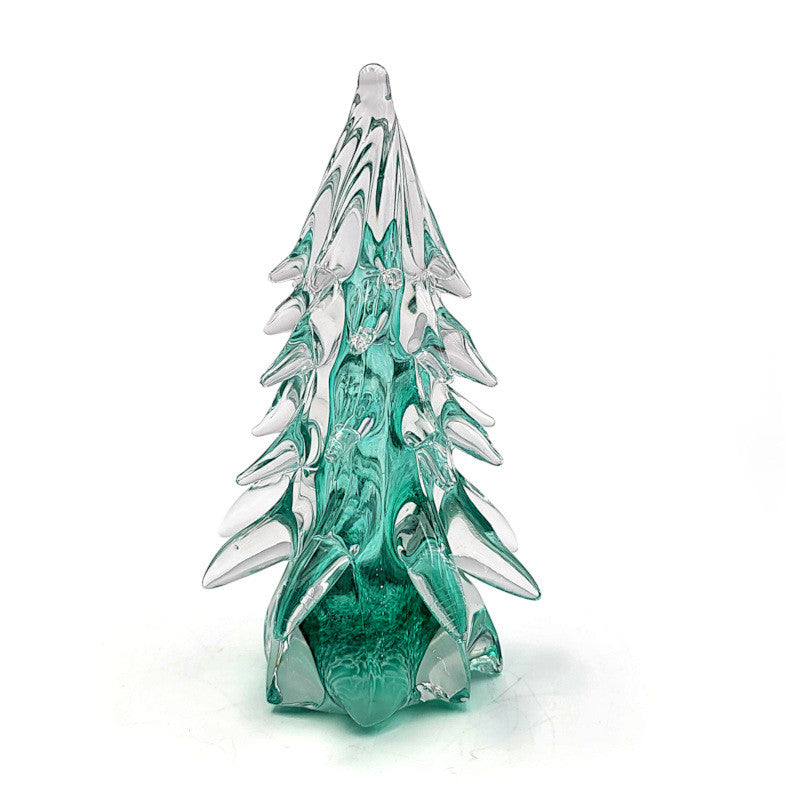 Handblown Glass Tree - Green