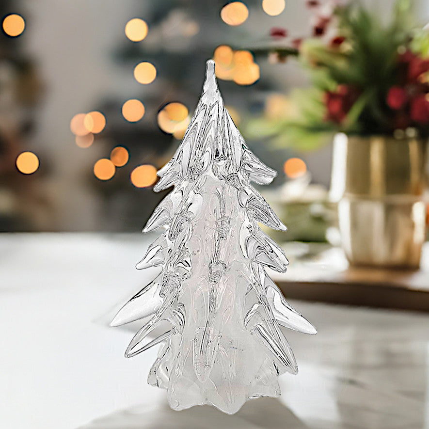 Handblown Glass Tree - Clear