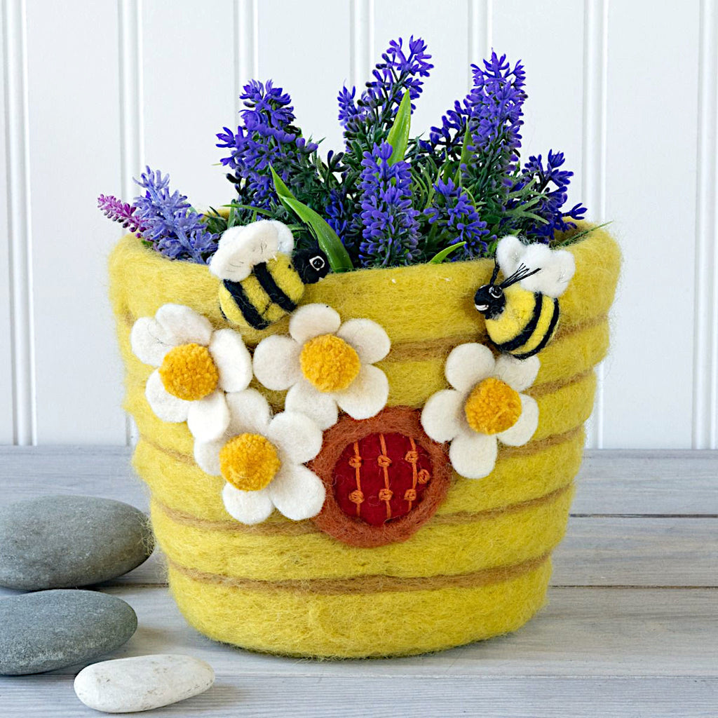 Felt Pot Pattern Honey House Felt Pot – Totally Awesome Goods
