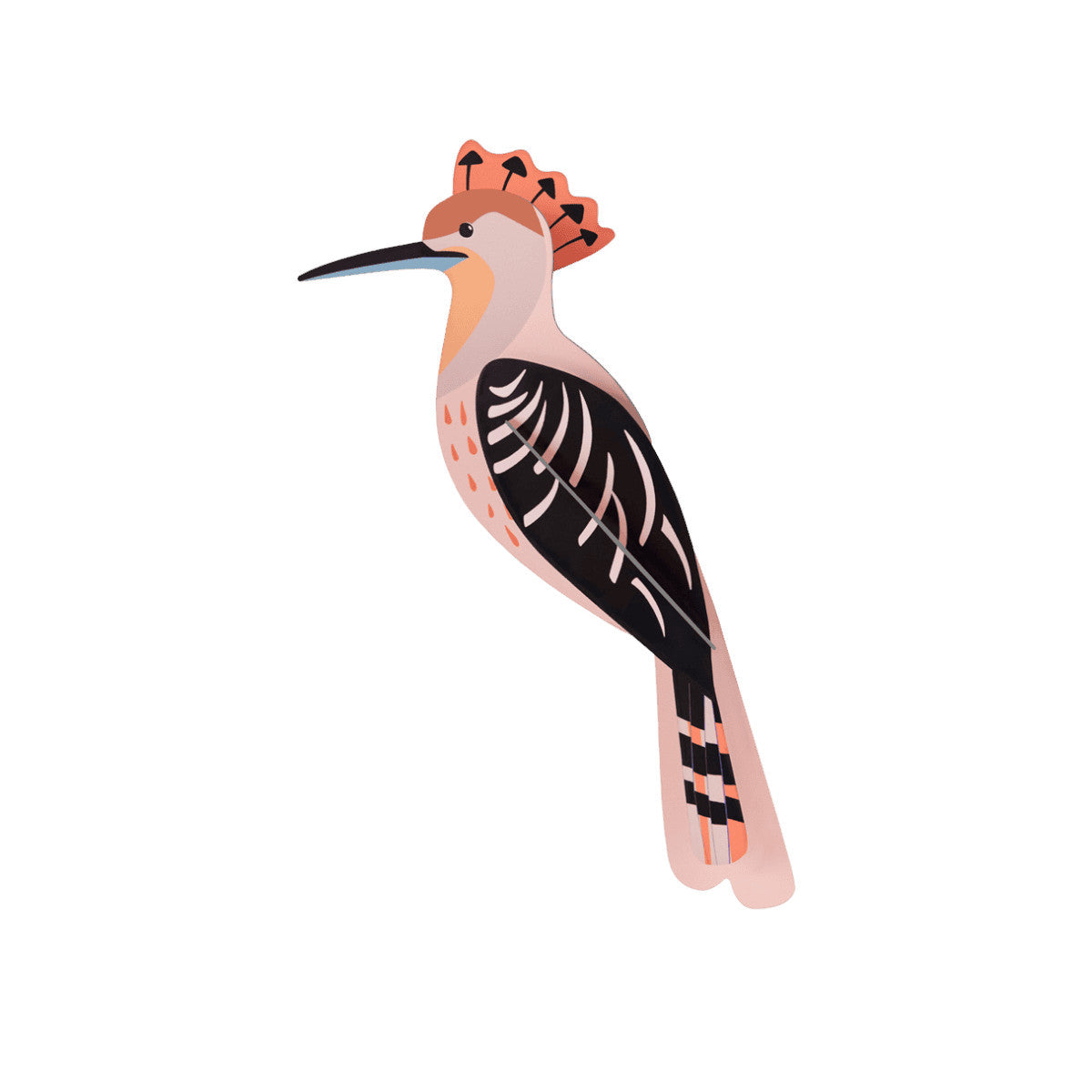 Garden Hoopoe Bird 3-D Wall Art
