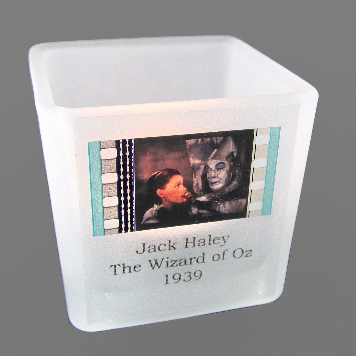 Votive Holder features actual film from the Wizard of Oz