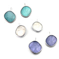 Resin and Shell Earrings