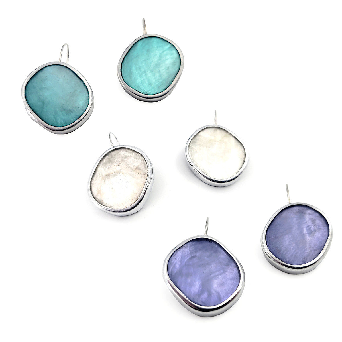 Resin and Shell Earrings