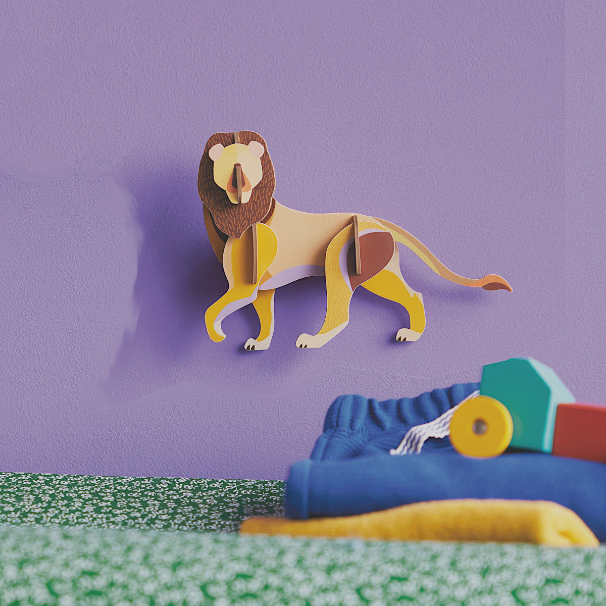 Lion 3-D Wall Art