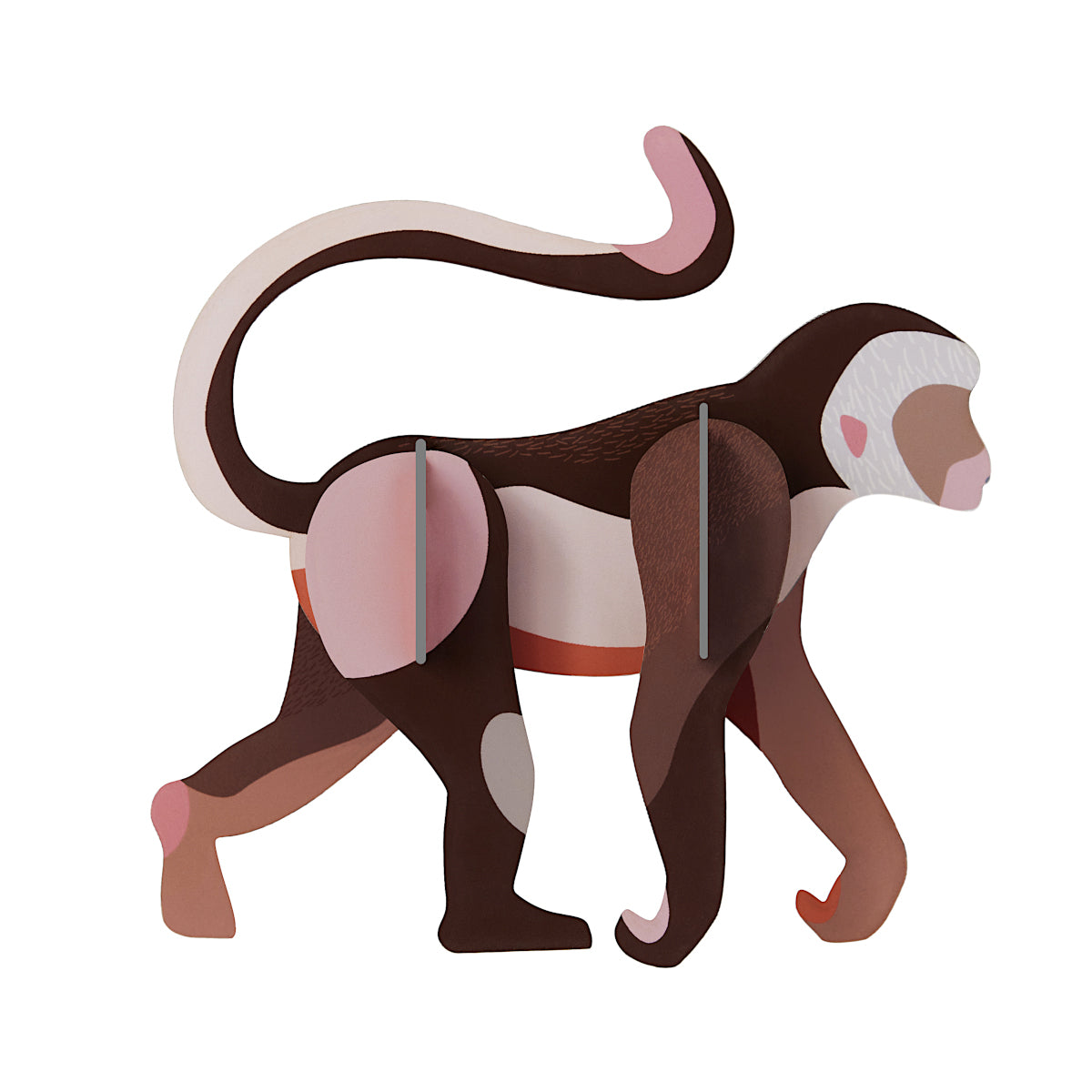 Monkey 3-D Wall Art