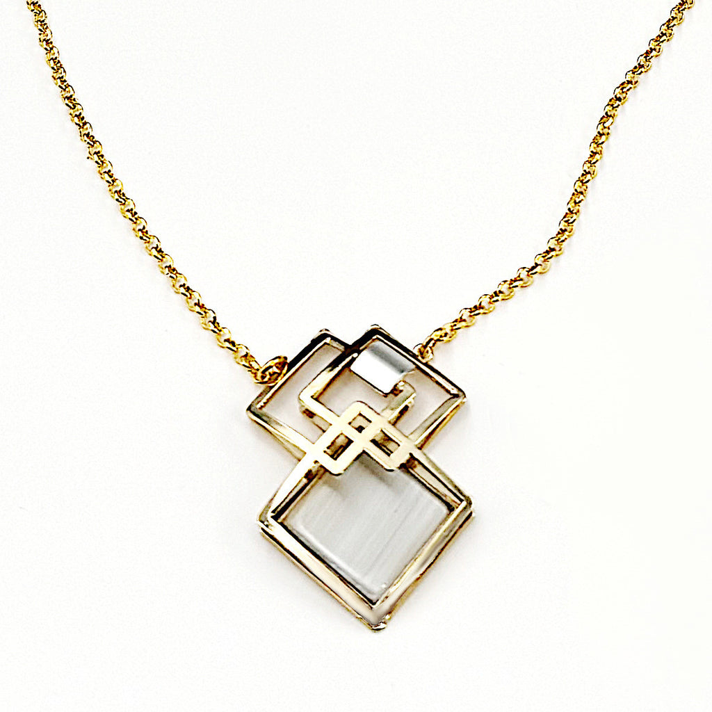 Christophe Poly Brass Chain Necklace