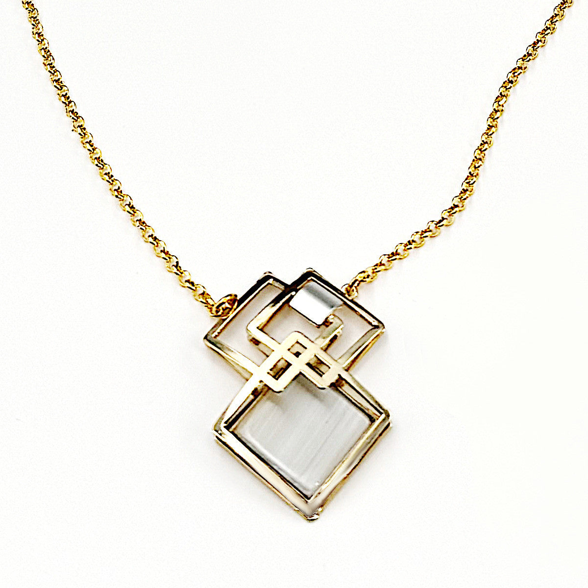 Christophe Poly Brass Chain Necklace