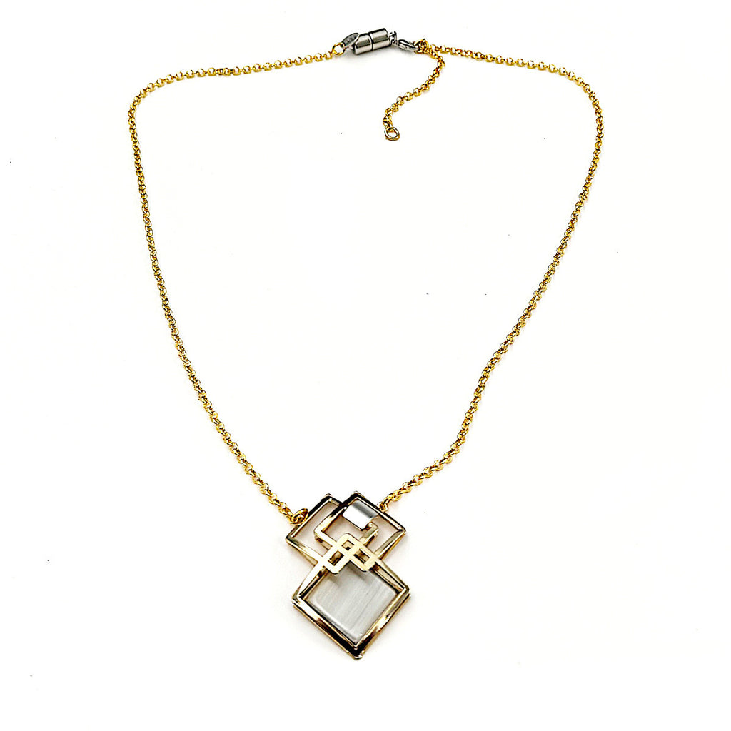 Christophe Poly Brass Chain Necklace