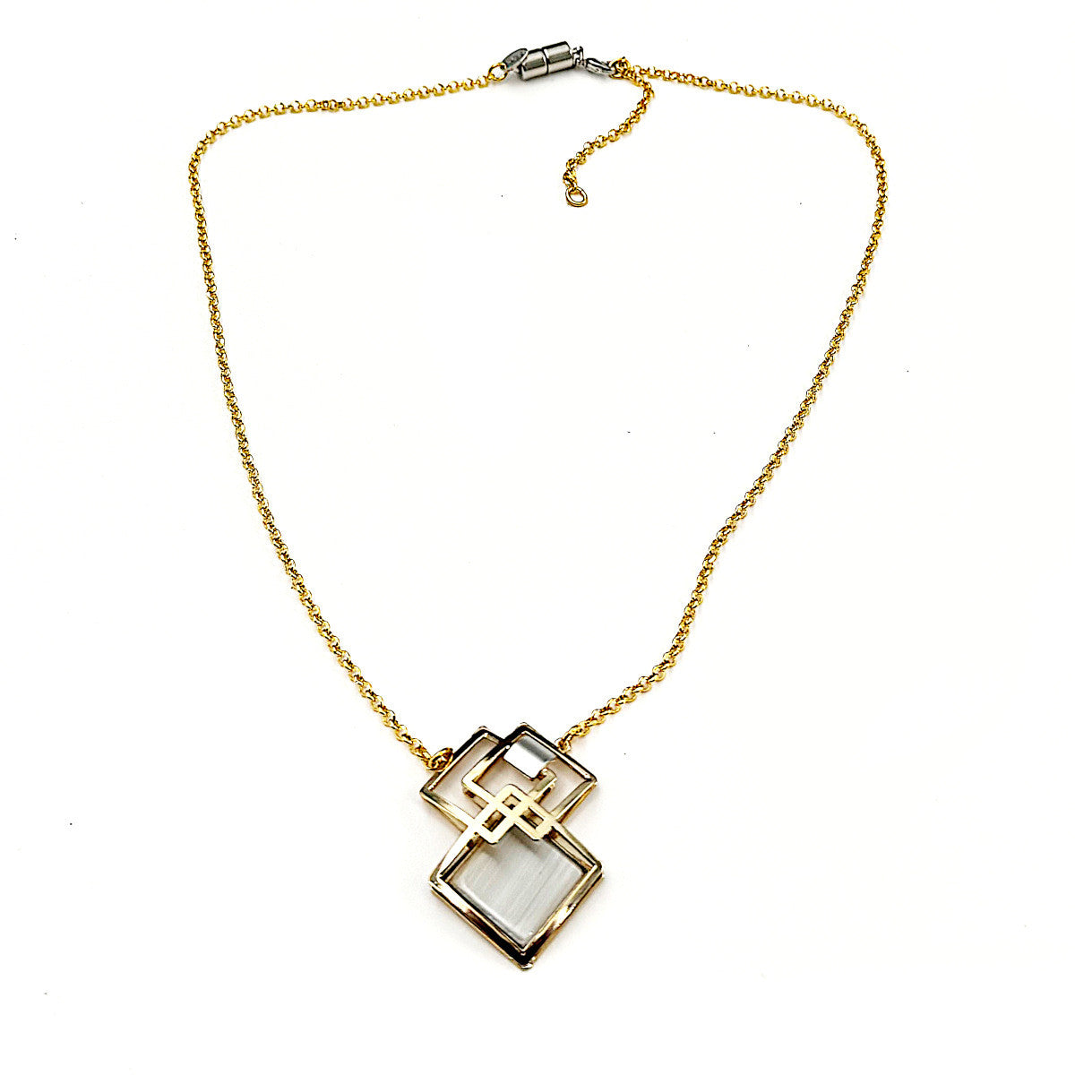 Christophe Poly Brass Chain Necklace