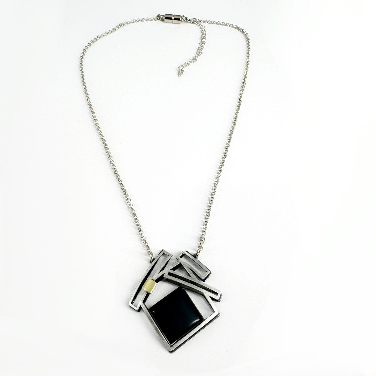 Christophe Poly Chain Necklace - Rectangles