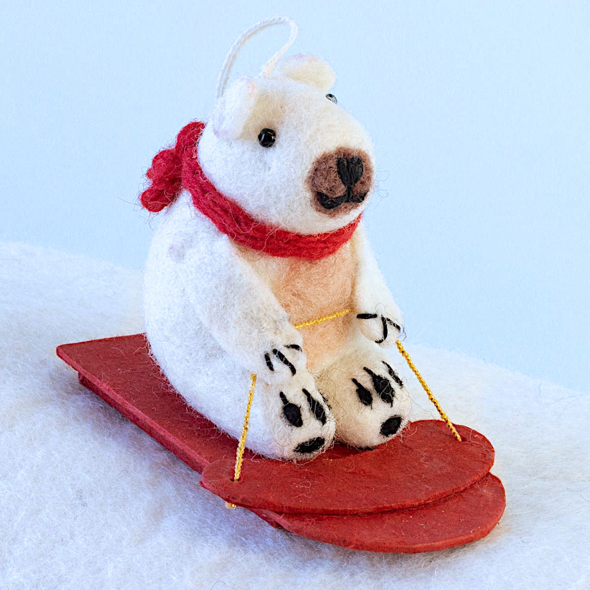 Felt Ornament - Polar Bear