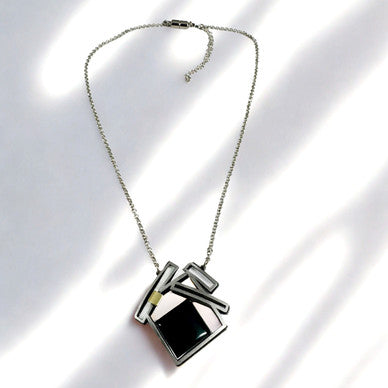 Christophe Poly Chain Necklace - Rectangles