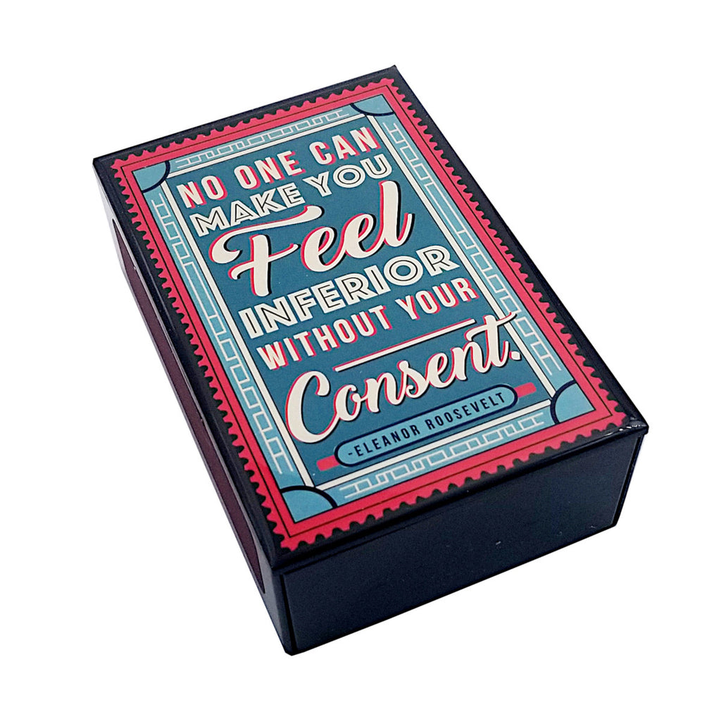 Slide Box with Matches - Roosevelt Quote