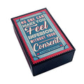 Slide Box with Matches - Roosevelt Quote