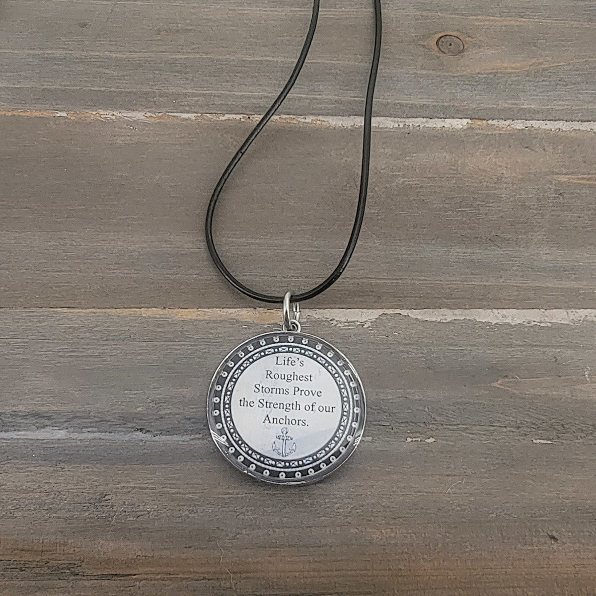 Spirite Lala Reversible Pendant- Anchor