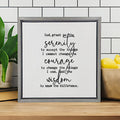 Serenety Prayer Framed Canvas
