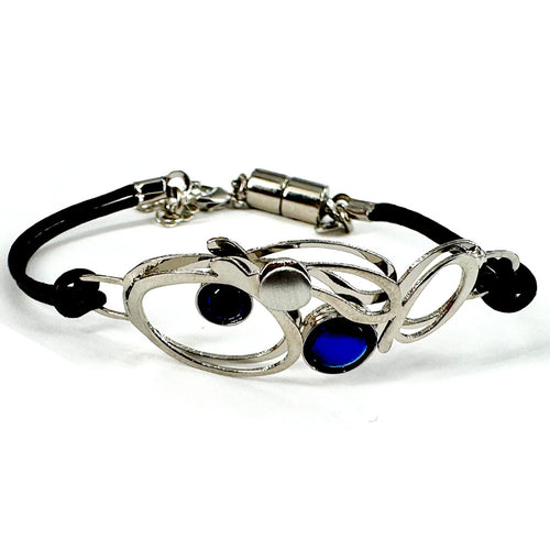 Christophe Poly Bracelet - Navy Circle