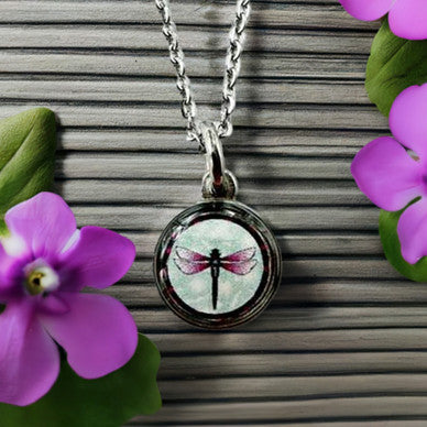 Spirit Lala Reversible Necklace- Dragonfly