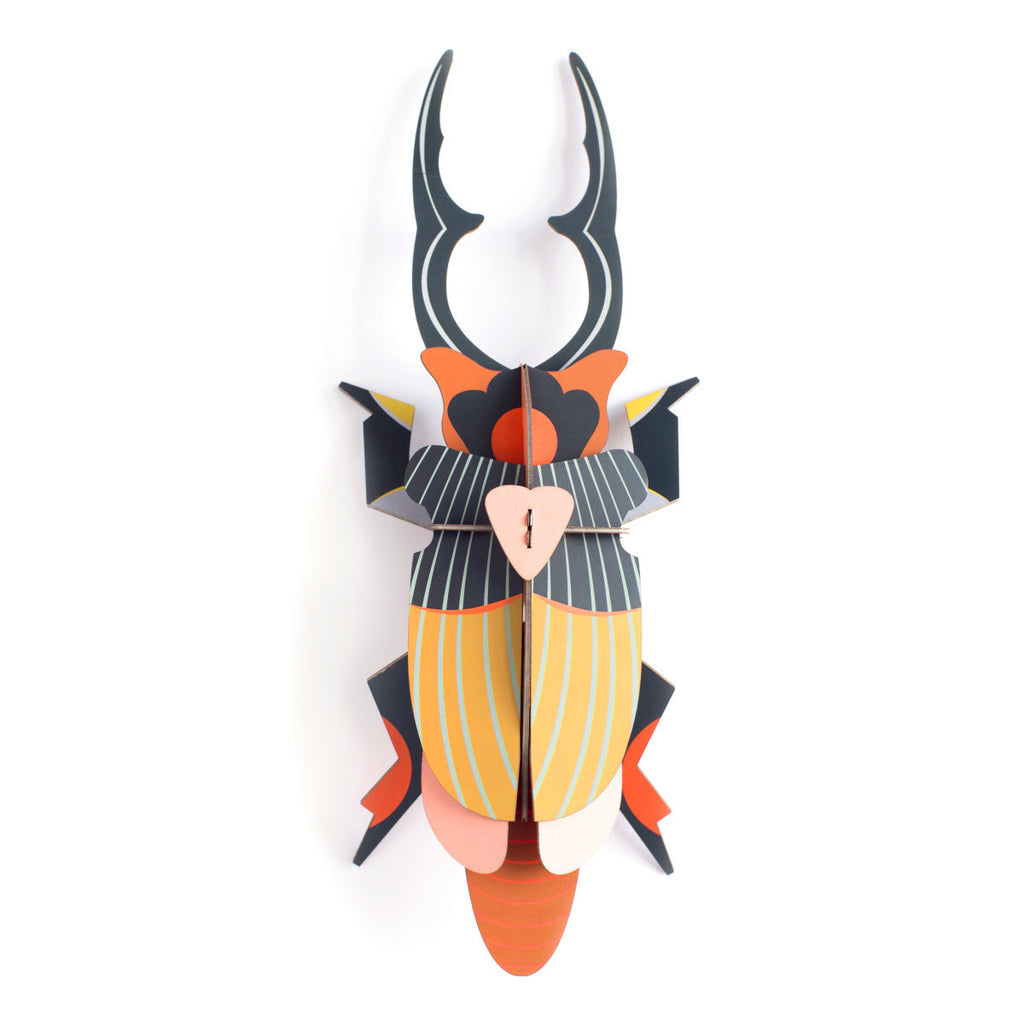 Giant Stag Beetle 3-D Wall Art