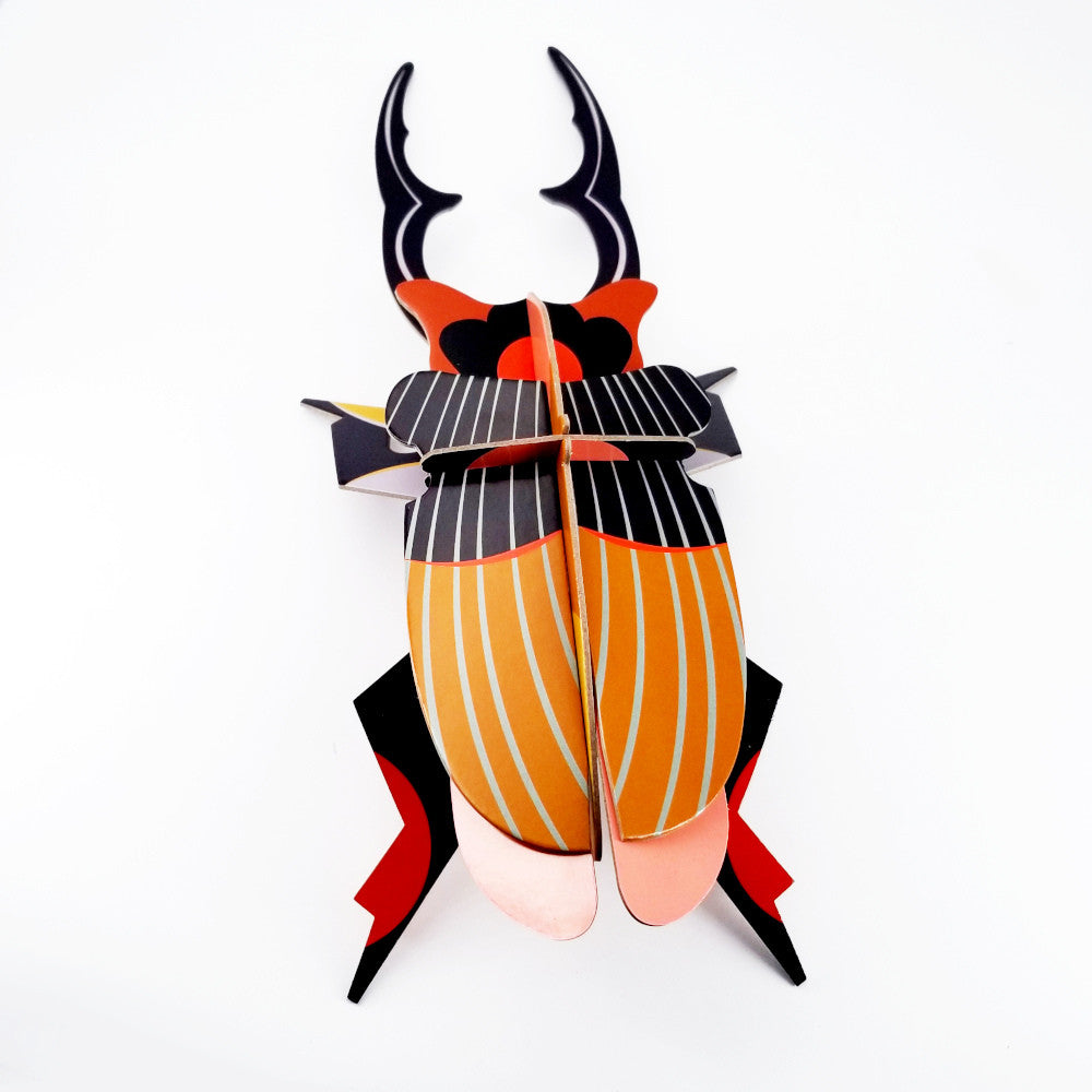 Giant Stag Beetle 3-D Wall Art