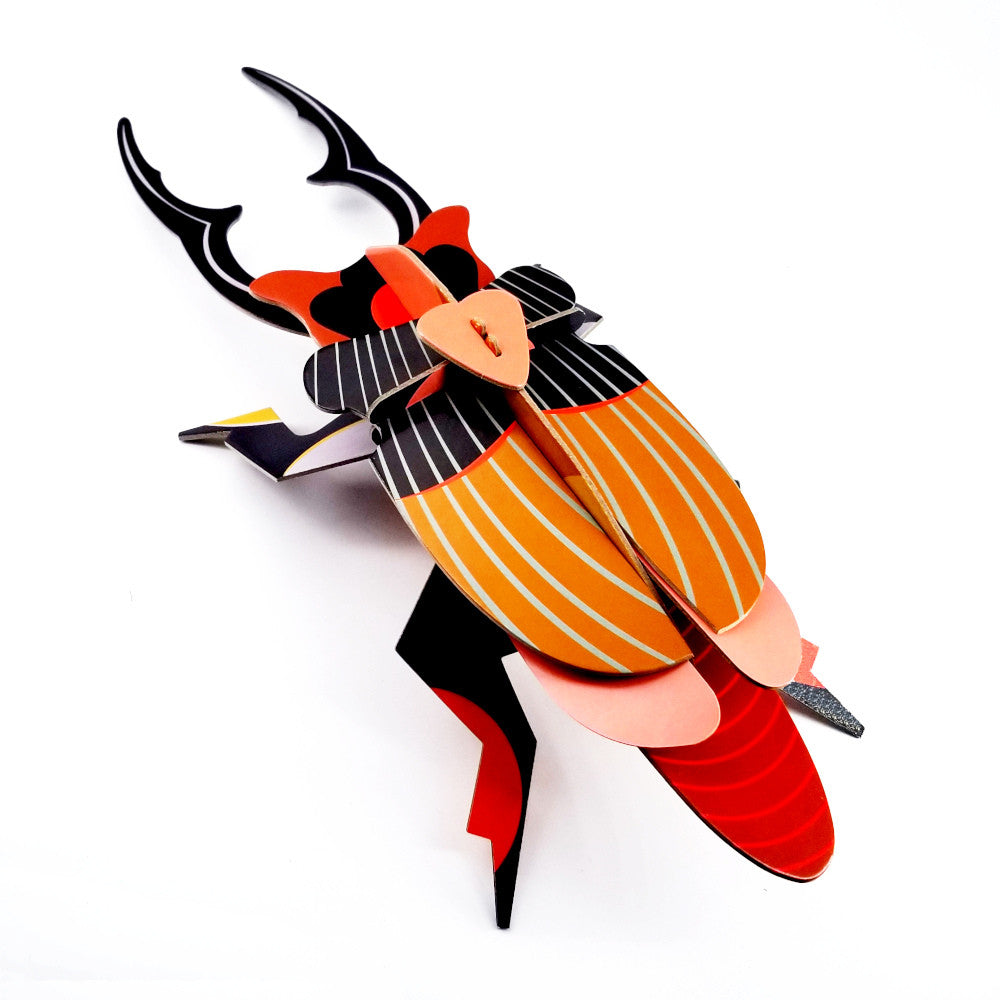 Giant Stag Beetle 3-D Wall Art
