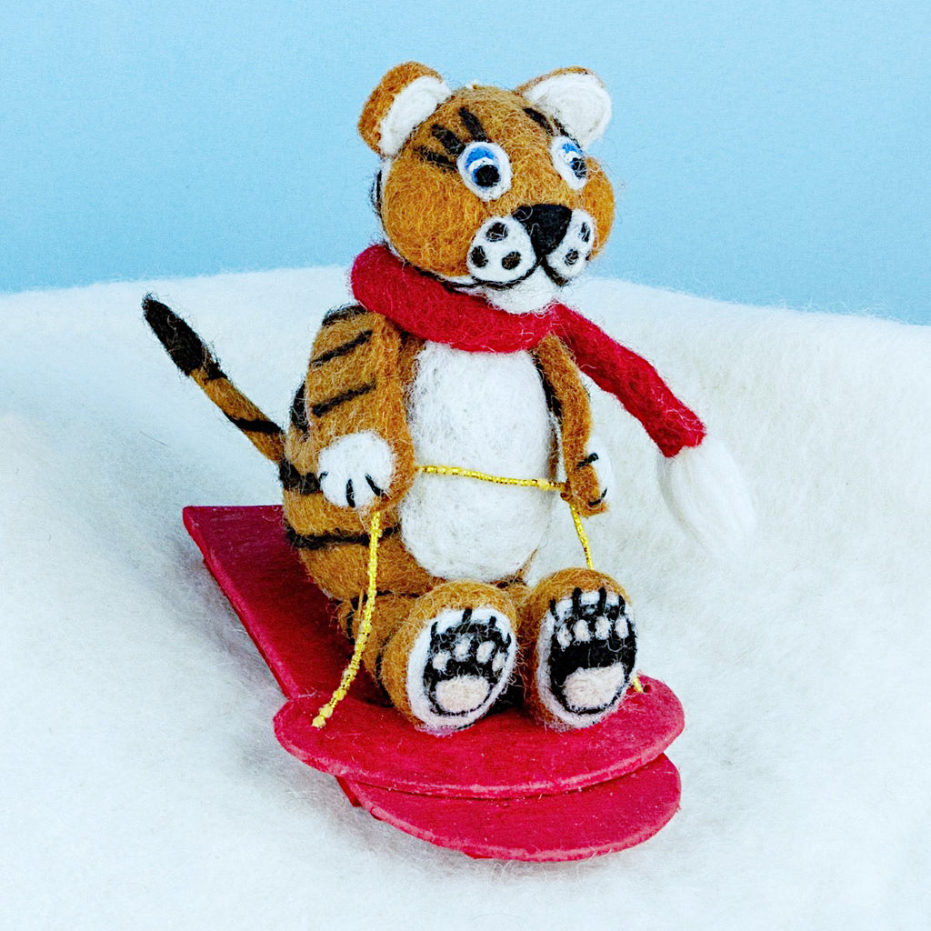 Felt Ornament - Tiger