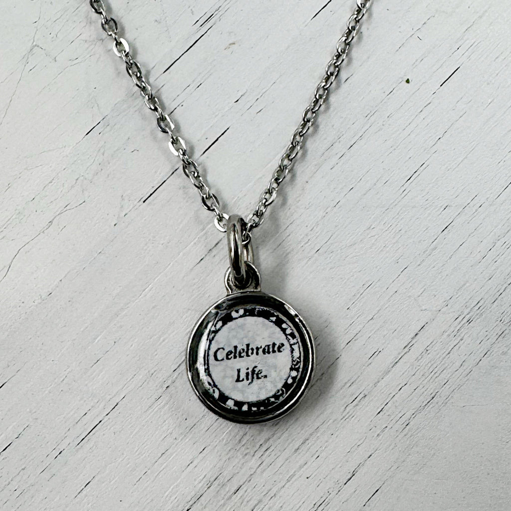 Spirit Lala Reversible Necklace- Tree of Life in Fuchsia