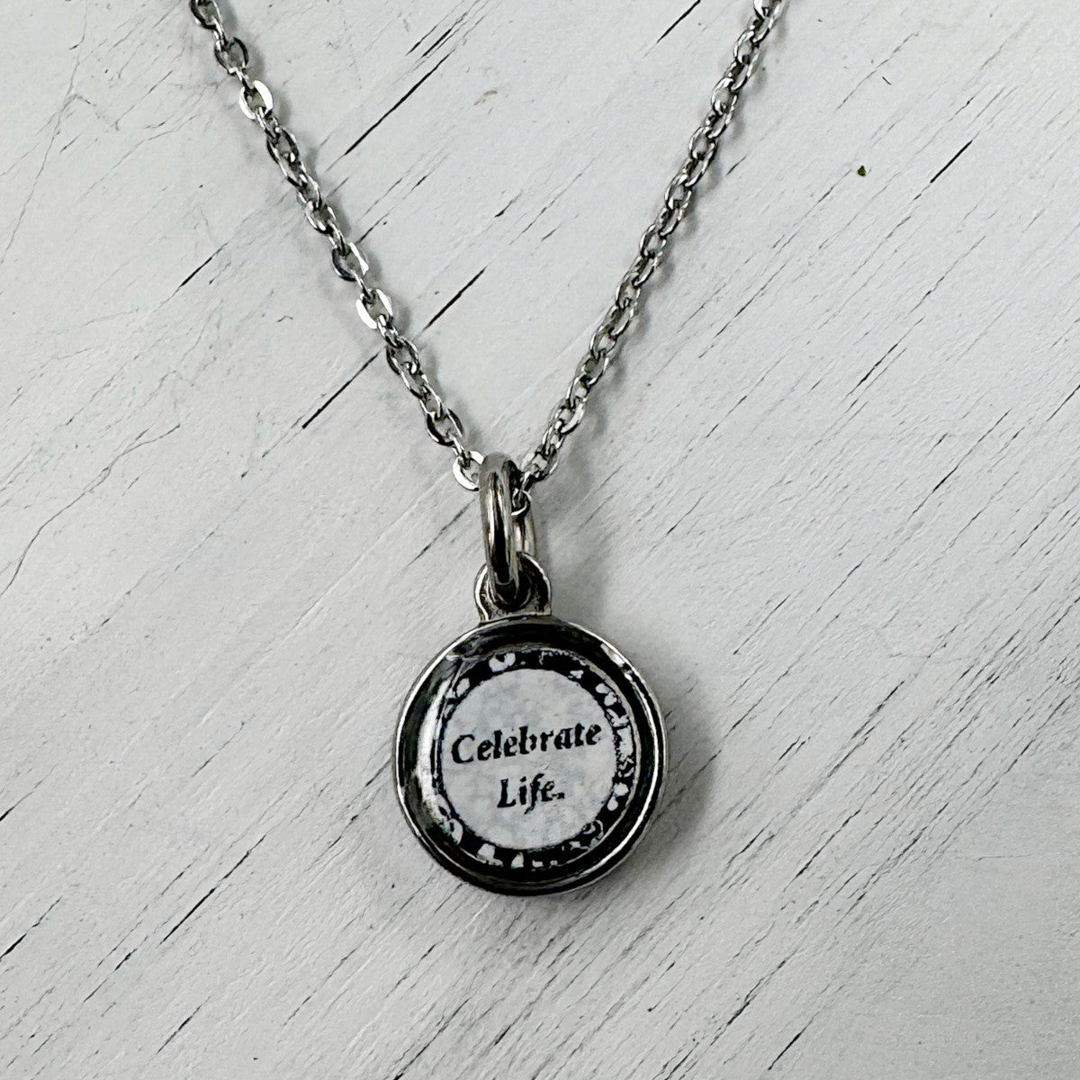 Spirit Lala Reversible Necklace- Tree of Life in Fuchsia