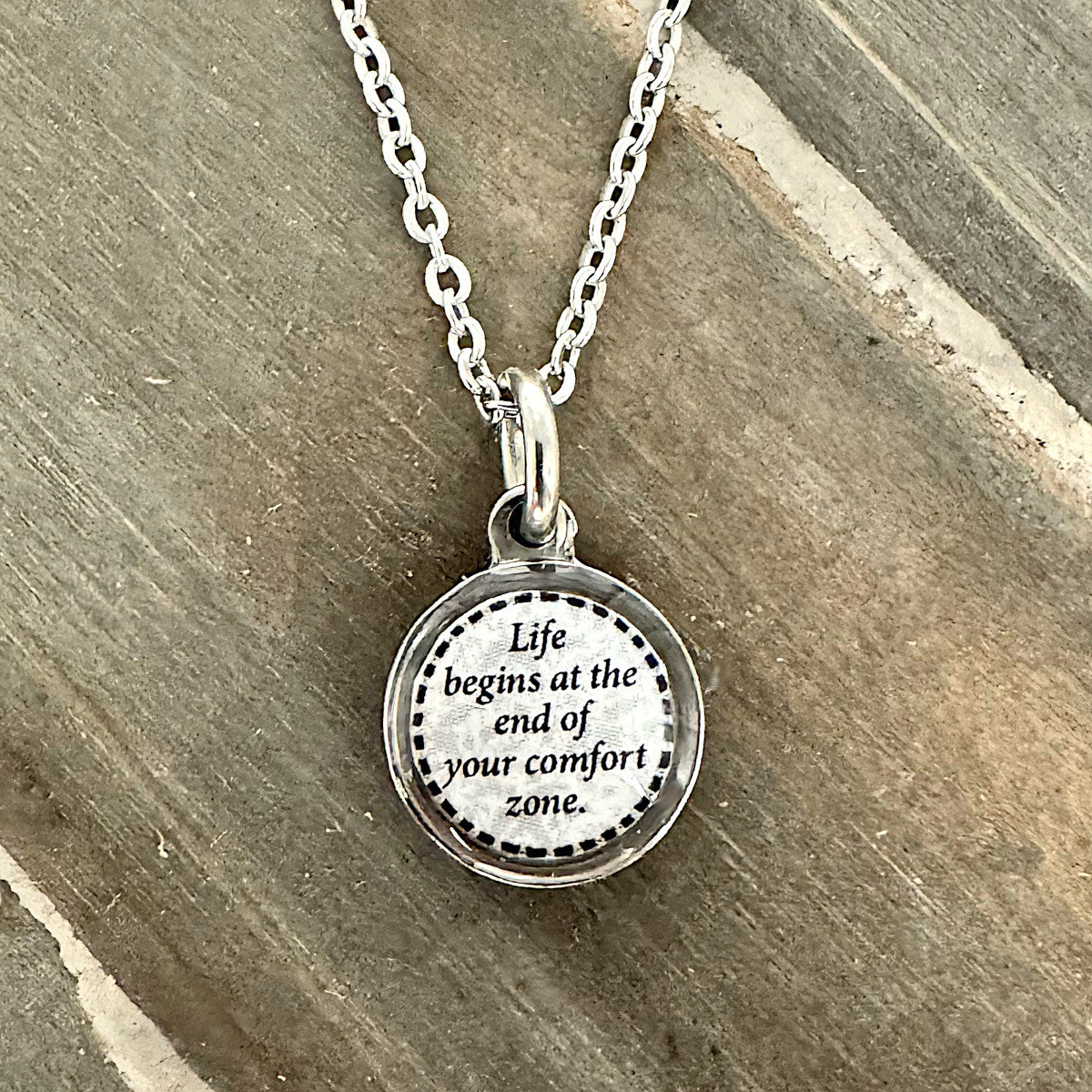 Spirit Lala Reversible Necklace- Tree of Life in Purple