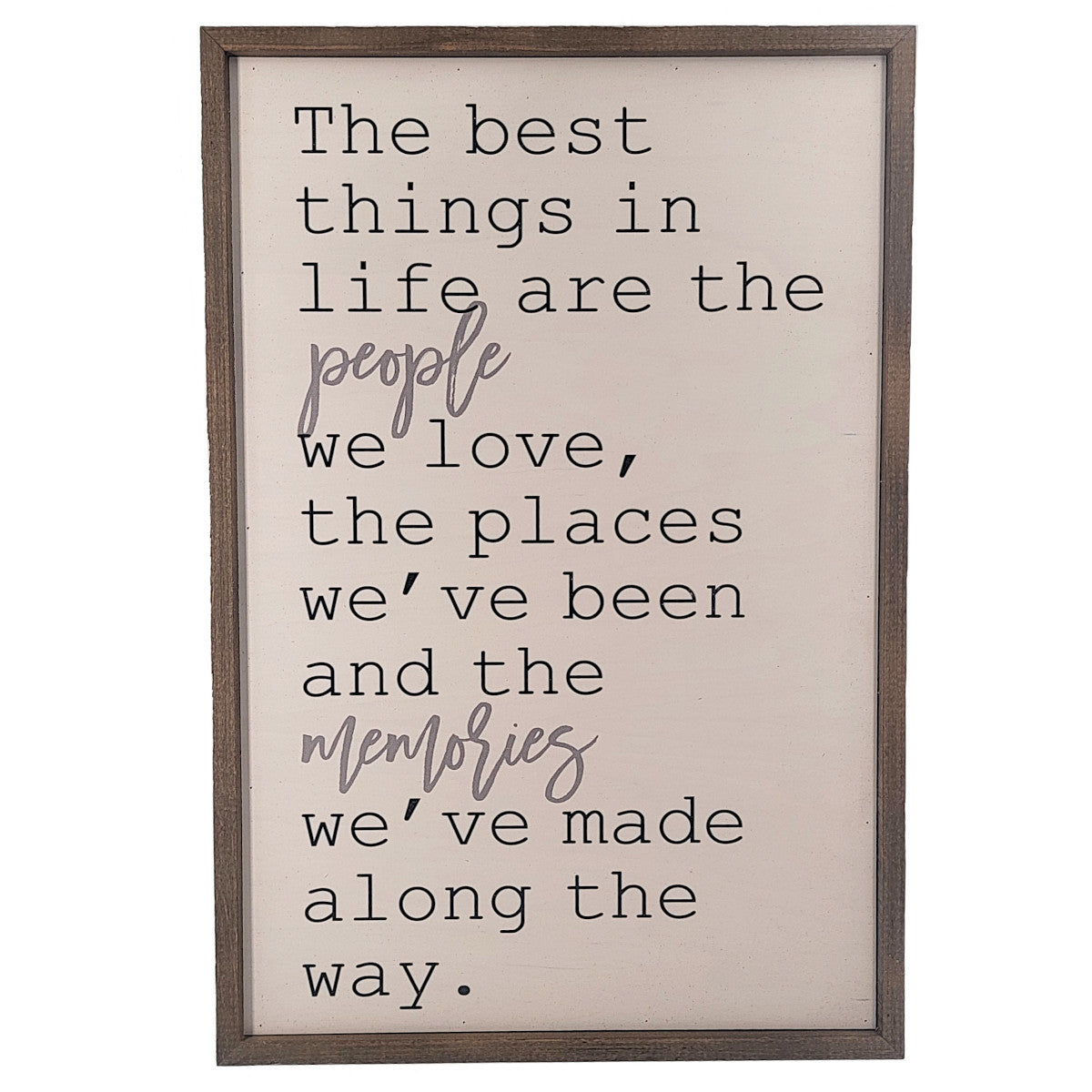 The Best Things in Life -  Wall Art
