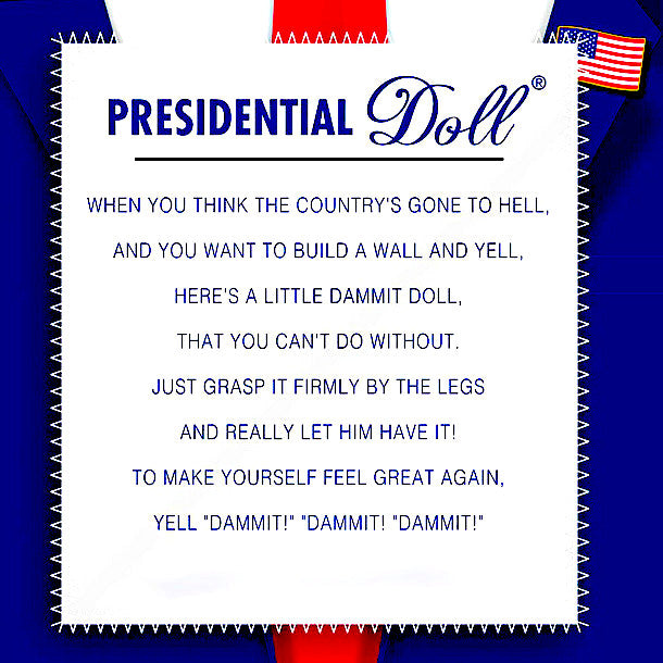 Trump 47 Presidential Dammit Doll