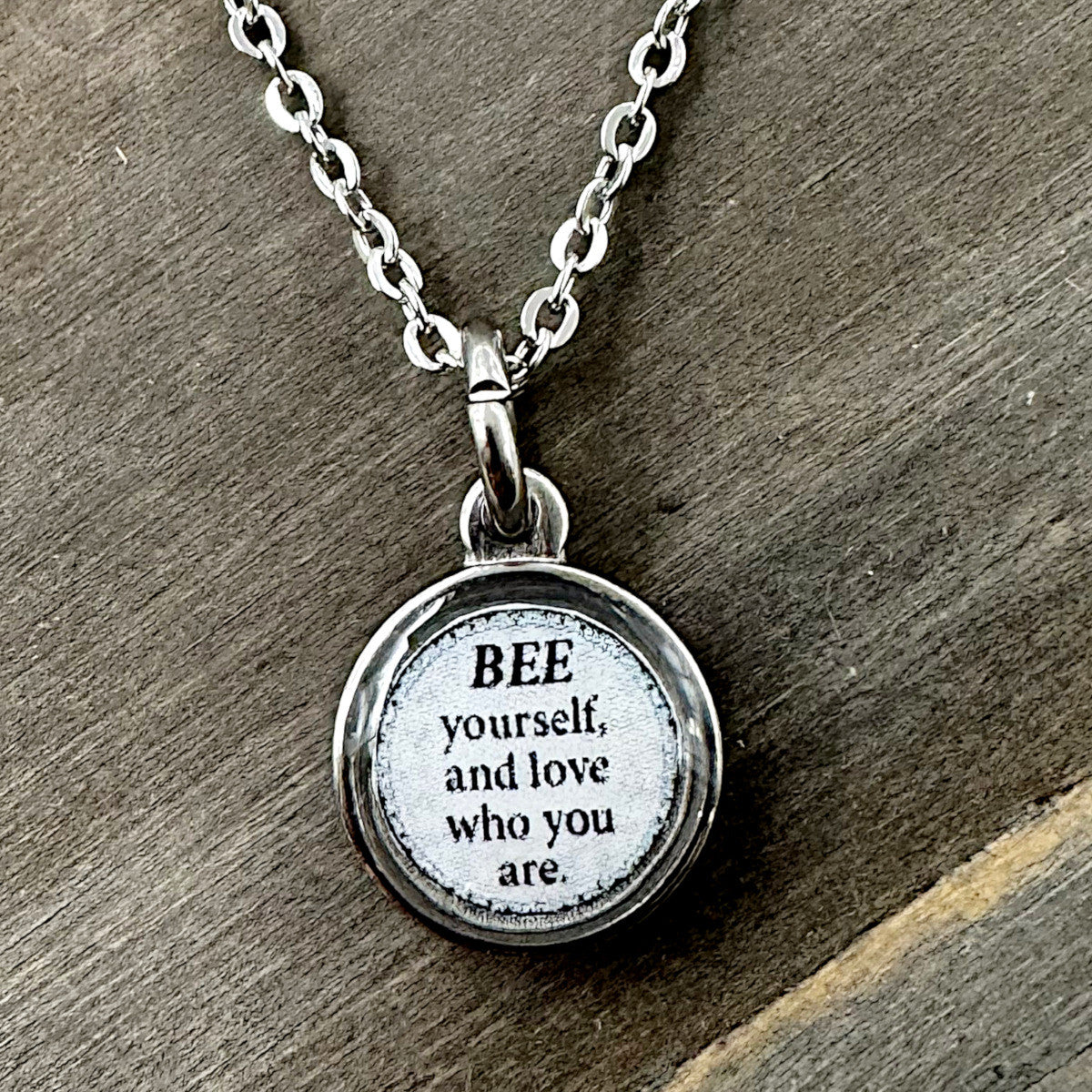 Spirit Lala Reversible Necklace- Vintage Bee